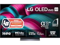 LG 55" C5 AI 4K OLED Smart TV (2025) + veggfeste 50 - 59 tommer TV