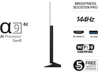 LG 55" C5 AI 4K OLED Smart TV (2025) + veggfeste 50 - 59 tommer TV