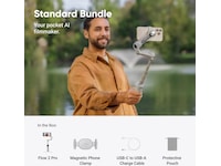 Insta360 Flow 2 Pro standardpakke (Stone Gray) Tilbehørssett til kamera