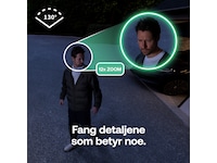 Arlo Essential 3 2K utendørs overvåkningskamera 2-pack + solcellepanel Overvåkningskameraer