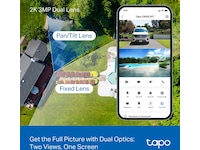 TP-Link Tapo C645D KIT overvåkningskamera, solcelledrevet Overvåkningskameraer