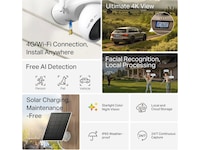 TP-Link Tapo C665G KIT overvåkningskamera solcelledrevet Wi-Fi/4G Overvåkningskameraer