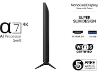 LG 43" NANO80 AI 4K NanoCell smart-TV (2025) + soundbar 60 - 69 tommer TV