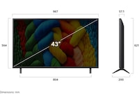 LG 43" NANO80 AI 4K NanoCell smart-TV (2025) + soundbar 60 - 69 tommer TV