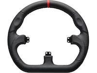 Asetek Closed D rattkrans skinn (svart) Ratt og pedaler
