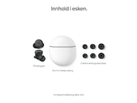 Google Pixel Buds 2a trådløse ørepropper, in-ear (hazel) Ørepropper