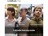 Sony LinkBuds Clip åpne øretelefoner (gråbeige) Hodetelefoner