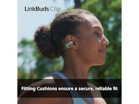 Sony LinkBuds Clip åpne øretelefoner (gråbeige) Hodetelefoner