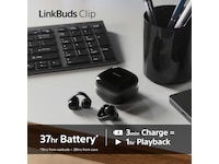 Sony LinkBuds Clip åpne øretelefoner (gråbeige) Hodetelefoner