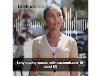 Sony LinkBuds Clip åpne øretelefoner (grønn) Hodetelefoner