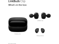 Sony LinkBuds Clip åpne øretelefoner (sort) Hodetelefoner