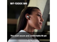 Sony WF-1000XM6 trådløse ørepropper med støyreduksjon (sort) Ørepropper