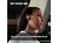 Sony WF-1000XM6 trådløse ørepropper med støydemping (Platinum Silver) Ørepropper