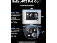 Eufy PoE Cam S4 add-on overvåkingskamera Overvåkningskameraer