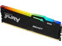 Kingston FURY Beast RGB 5600MHz DDR5 16GB (sort) Minnebrikker