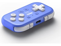 8BitDo Micro Bluetooth-spillkontroller (blå) Tilbehør til spillkonsoller