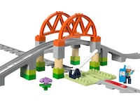 LEGO DUPLO Town togbro og skinner – utvidelsessett 10426 LEGO
