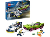 LEGO City politijakt med politibil og muskelbil 60415 LEGO