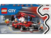 LEGO City F1 depåstopp & depåteam med Ferrari bil 60443 LEGO