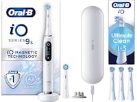 Oral-B iO 9 elektrisk tannbørste (hvit) + 3pk børstehoder Elektriske tannbørster