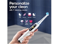 Oral-B iO 9 elektrisk tannbørste (hvit) + 3pk børstehoder Elektriske tannbørster