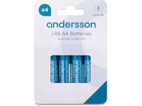 Andersson AAA-batterier, 2x4-pk Batterier til generell bruk