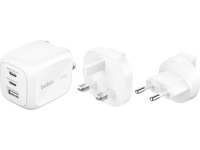 Belkin BoostCharge Pro GaN 70W vegglader + reiseadapter Mobilladere