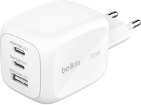 Belkin BoostCharge Pro GaN 70W vegglader + reiseadapter Mobilladere