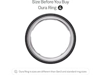 Oura Ring 4 Smart Ring str. 7 (stealth) -B-Grade Demo tilbehør til mobiler & klokker
