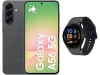 Samsung Galaxy A56 5G 128GB (awesome graphite) + Watch FE Mobiltelefoner