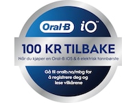 Oral-B iO5 elektrisk tannbørste duo-pakke (svart og hvit) Tilbehør til tannpleie