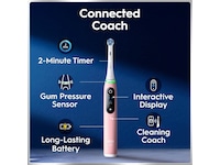 Oral-B iO6 elektrisk tannbørste (rosa) Tilbehør til tannpleie