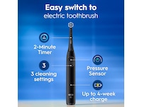 Oral-B iO 2 elektrisk tannbørste (Night Black) Tilbehør til tannpleie