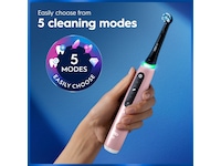 Oral-B iO5 elektrisk tannbørste (rosa) Tilbehør til tannpleie