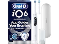 Oral-B iO6 elektrisk tannbørste (hvit) Tilbehør til tannpleie