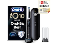 Oral-B iO10 elektrisk tannbørste (svart) Tilbehør til tannpleie