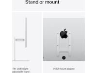 Apple Studio Display XDR (2026) Nano-Texture Glass - stativ med vinkel- og høydejustering Skjermer