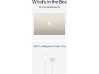 MacBook Air 15" M5 (2026) 1TB (stjerneskinn) PC - Bærbar / laptop