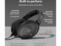 Sennheiser HD660S 2 åpne hodetelefoner, over-ear (sort) -B-Grade Demo headset