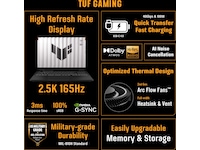 ASUS TUF Gaming A16 16" 2.5K WQXGA 165 Hz -B-Grade Demo bærbar PC