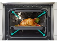 Gorenje GEC6D60WPB glasskeramisk komfyr (hvit) -B-Grade Demo komfyr & stekeovn