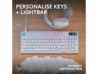 Logitech G316 X 98 Gamingtastatur (hvit) Gamingtastatur