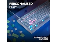 Logitech G316 X 98 Gamingtastatur (hvit) Gamingtastatur