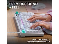 Logitech G316 X 98 Gamingtastatur (hvit) Gamingtastatur