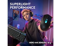 Logitech G305 X SUPERLIGHT Trådløs Gamingmus (sort) Gamingmus