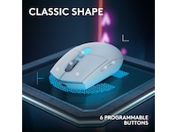 Logitech G305 X SUPERLIGHT Trådløs Gamingmus (hvit) Gamingmus