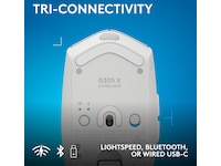 Logitech G305 X SUPERLIGHT Trådløs Gamingmus (hvit) Gamingmus