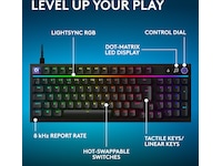 Logitech G316 X 98 Gamingtastatur (sort) Gamingtastatur