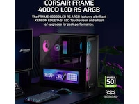 Corsair Frame 4000D LCD RS Performance midi tower (sort) -B-Grade Demo annet i datautstyr