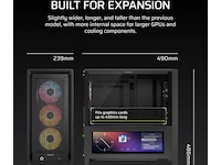 Corsair Frame 4000D LCD RS Performance midi tower (sort) -B-Grade Demo annet i datautstyr